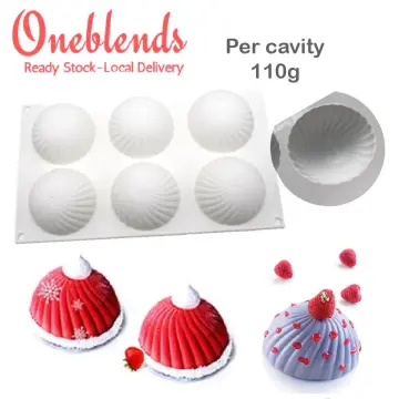 Random Color Round Shape Cake Mold Brown Half Ball Sphere Silicone