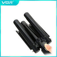 VGR ใหม่ไข่ม้วนสามหลอด Stick จอแสดงผล LCD ไข่ม้วน Stick น้ำลูกฟูก Splint ขนาดใหญ่ Curl Perm V-591