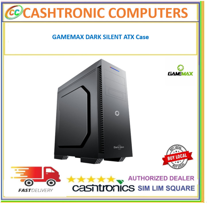 GAMEMAX DARK SILENT ATX Case Lazada Singapore