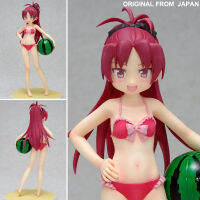 Model โมเดล งานแท้ 100% Wave Puella Magi Madoka Magica สาวน้อยเวทมนตร์ มาโดกะ Kyoko Sakura Kyouko ซากุระ เคียวโกะ Beach Queens 1/10 ชุดว่ายน้ำ Ver Original from Japan อนิเมะ manga