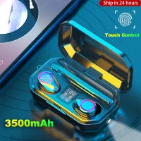 2021 NEW 3500mAh Bluetooth 5.0 Earphones Wireless Headphone TWS Touch Control Noise Reduction LED Display 9D Stereo Sports Waterproof Earbuds Headsets With Microphone HD Call