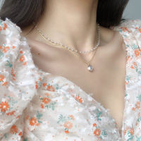 Ins จำลอง Pearl Choker สร้อยคอผู้หญิง2020แฟชั่น Elegant Statement สร้อยคอ Gold Collier Femme Girl Choker Collar