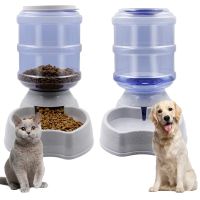 3.8L Gravity Dog Water Dispenser Automatic Cat Feeder Drinker Dog Water Bottle Food Water Dispenser Pet Feeding Bowl for Cat Dog