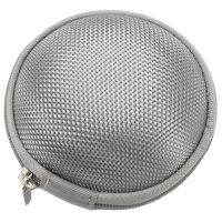 Mini Bag Wallet for Headphone Canvas Gray Color