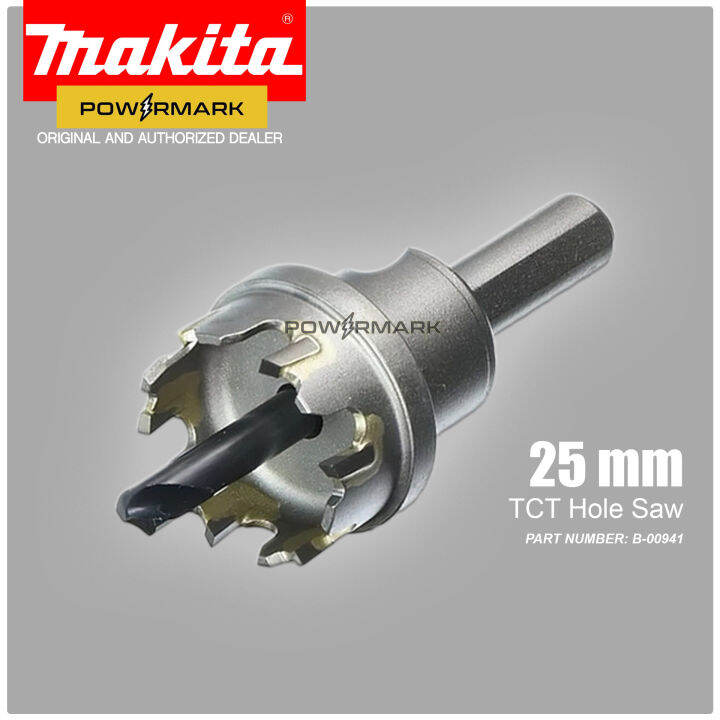 MAKITA B00941 (25mm ") TCT Hole Saw for Metal, Aluminum and PVC