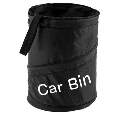 hot【DT】 New Car Trash Garbage Can Pop-up Waste Basket Accessories Interior Accessory