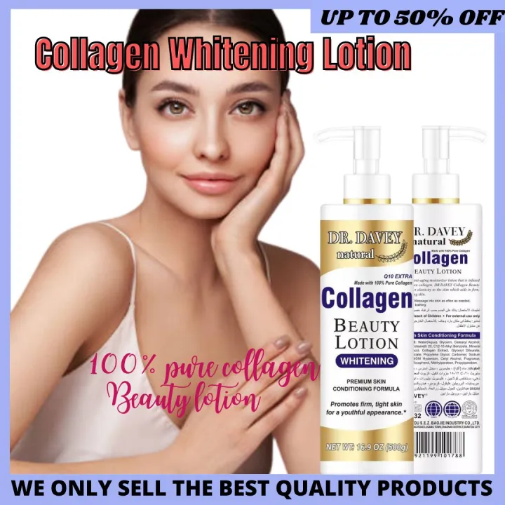 BEST SELLER!! Collagen Whitening Beauty Lotion 500g Pure Collagen Skin