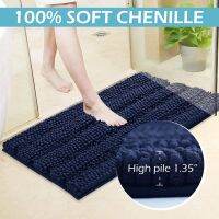 K7Bath Mat Shower Rug Water Absorbent Fast Dry Super Soft Rugs for Bath Tub Shower Entrance- W17Inch x L24Inch