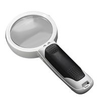 Handheld Optical Magnifying Glass with LED Lights Backlit Magnifier for Reading 20 Times