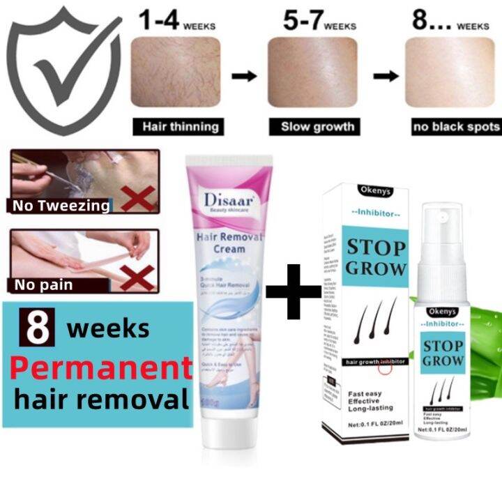 Painless armpit underarm pubic private parts hair removal cream