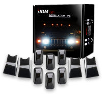 IJDM ชุดไฟหลังคาห้องโดยสาร LED สีเหลืองอำพัน/แดงสำหรับ2003-2009 Hummer H2 Suv/sut Top Clearance โคมไฟไฟสัญญาณ12V