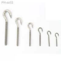 2pcs M4 M5 M6 M8 304 Stainless Steel Sheep Eye screw Bolt Ring Hook with 2pieces nuts