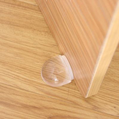 【CW】 Door Stopper Adhesive Anti-Collision Holders Catch Floor Mounted Nail-free Stops Walls