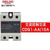 Delixi CDG1-1 10A 20A 40A 60A 80A 100Aเดี่ยวSSRโซลิดสเตรีเลย์AC-AC ACควบคุมACไม่มีการติดต่อ