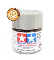 สีเงินไทเทเนียมสูตรน้ำ Tamiya Acrylic X32 Titanium Silver 10ml