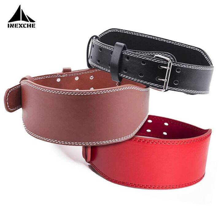 Faux Leather Weightlifting Squat Belt Gym Fitness Barbell Powerlifting