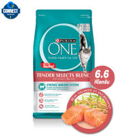 Purina ONE Adult Salmon and Tuna เพียวริน่าวันแมวโต สูตรปลาแซลมอนและปลาทูน่า (6.6 กิโลกรัม/กระสอบ)