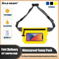 Free Shipping Waterproof Waist Bag IPX8 with Adjustable Waist belt Screen Touchable Dry Bag Double Inner Pocket for Swimming