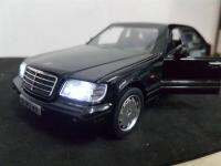 โมเดลรถยนต์ BENZ SW140 ทำจากเหล็ก สัดส่วน 1:32 ประตู ฝากระโปรง เปิดปิดได้เหมือนจริง มีเสียงมีไฟ ล้อฟรีสามารถสไลด์วิ่งได้เหมือนจริง MA-32129