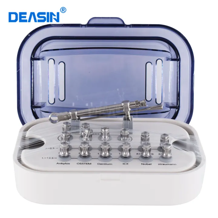 Dental Implant Prosthetic Kit Universal Torque Wrench 14 Pcs Screw