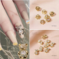 STRAIT DIY หรูหรา เสน่ห์ เครื่องมือทำเล็บ ล้อแม็ก Beating Bear เล็บ Rhinestones เครื่องประดับเล็บ เพทายเล็บ อุปกรณ์ตกแต่งเล็บ 3D