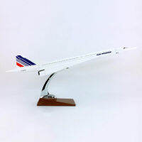 47ซม. 1:124เครื่องบิน Concorde Air France British Air Force One Passenger Airline รุ่นพลาสติกเครื่องบินเรซิ่นสำหรับคอลเลกชัน Display