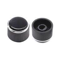 2pcs Plastic Encoder Switch Caps Car Navigation Volume Modification Knobs for 19*14(D*H) 6mm Shaft Diameter D-axis Guitar Bass Accessories