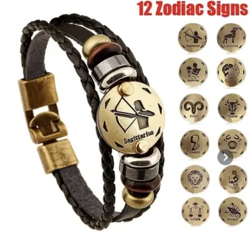 1pc Fashion Silver Chinese Zodiac Decor String Bracelets For Women For  Birthday's Gift