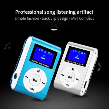 Portable Mp3 Player USB Digital MP3 Music Player LCD Screen Support 32GB TF  Card & FM Radio 