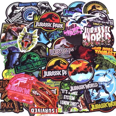 75pcs/pack Jurassic Park Dinosaur Stickers Kids Toy Graffiti Sticker for Luggage Laptop Skateboard Moto Car Waterproof Sticker