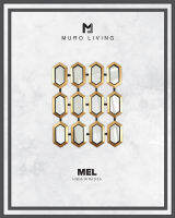 กระจกตกแต่งผนังดีไซน์ Muro Living รุ่น MEL