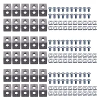 150Pcs Corner Bracket 2020 Series Aluminum Profile Connector Set for 6mm Slot Aluminum Profile Accessories