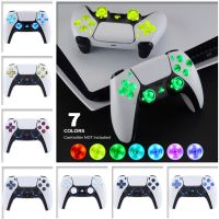 eXtremeRate Multi-Colors Luminated Dpad Thumbstick Share Home Face Buttons Classical Symbols DTF V3 LED Kit for PS5 Controller