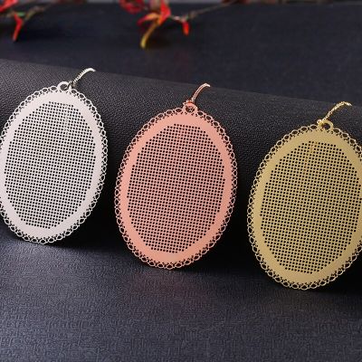 1PC New DIY Craft Cross Stitch Bookmark Cute Metal Silver Golden Needlework Embroidery Counted Cross-Stitching Kit Needlework