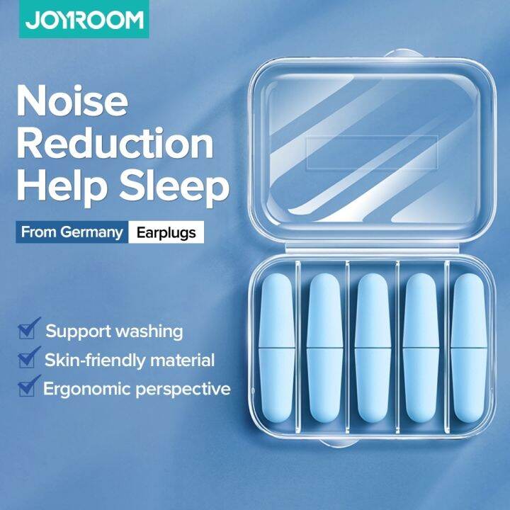 Joyroom Noise Filter Earplugs Soundproof Help Sleep Professional