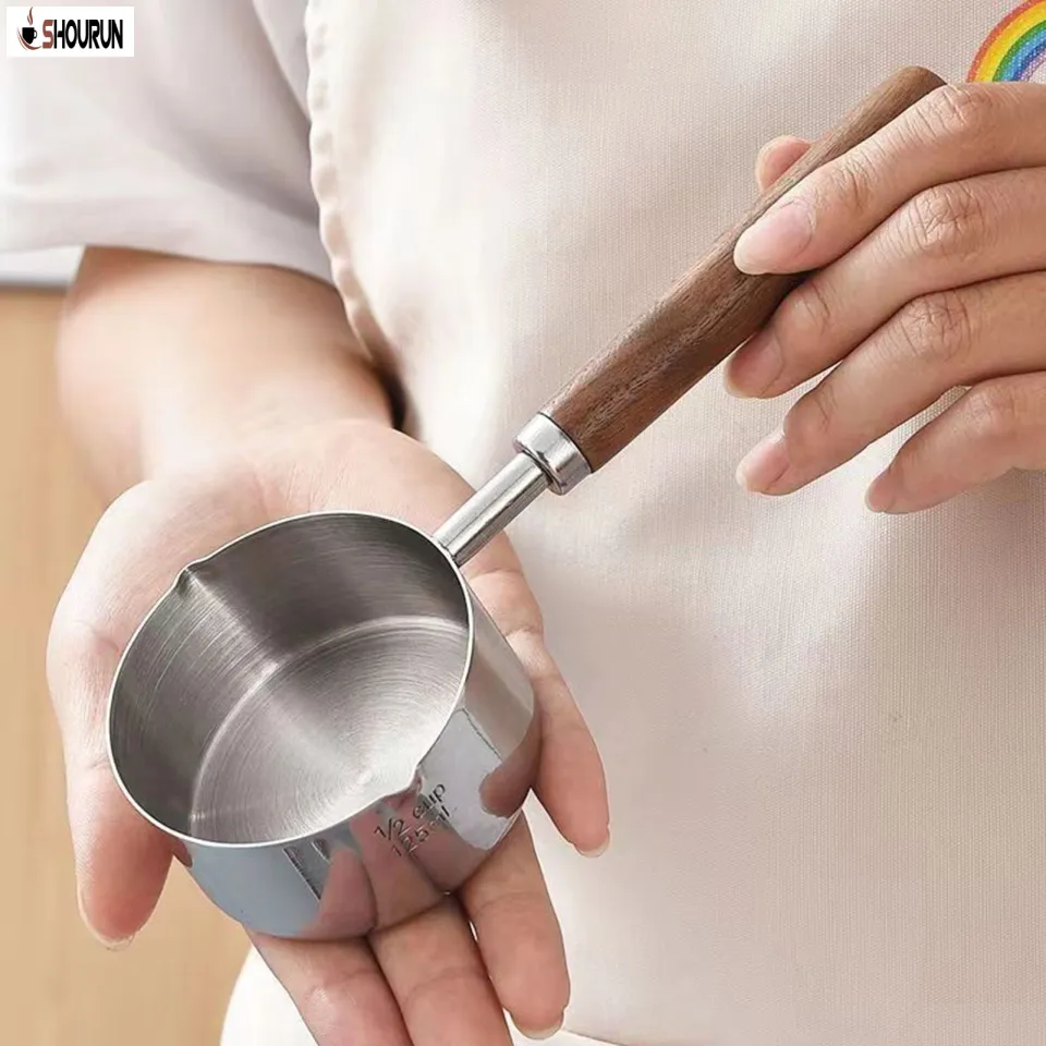 SN Stainless Steel Cooking Stock Pot Milk Warmer Small Soup Pot