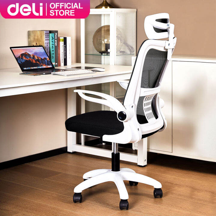 Deli Office Chair Ergonomic Chair Swivel Chair with Arm Rest Cheap