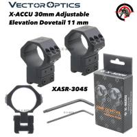 VECTOR OPTICS X-ACCU 30mm Adjustable Elevation Dovetail 11mm Rings