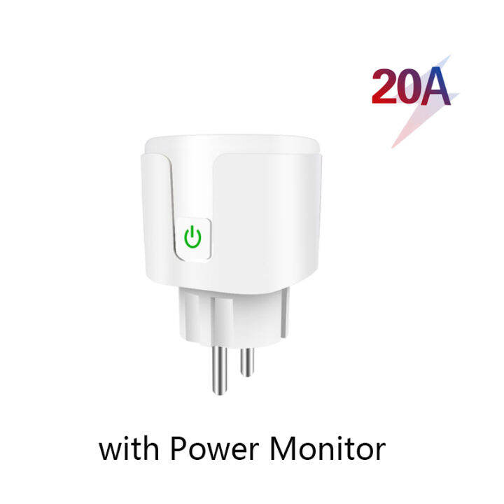 corui-tuya-wifi-ซ็อกเก็ต20a-wireless-outlet-power-monitor-smart-life-app-การควบคุมด้วยเสียงฟังก์ชั่นจับเวลา-smart-plug