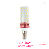 Heishada E14 E27 12W 16W SMD2835ที่วางเทียน LED โคมไฟตกแต่งบ้านโคมระย้าแสงเทียน