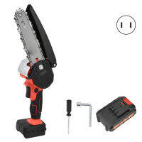 6in 21V Mini Chainsaw Brushless แบบพกพา 2000mAh แบตเตอรี่ Powered 100V‑240V สำหรับการตัดแต่งต้นไม้