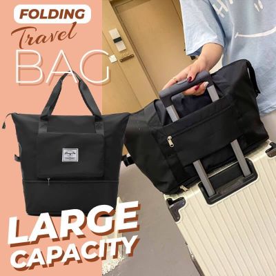 2021 Foldable Shopping Trolley Cart Foldable Reusable Eco Large Waterproof Bag Luggage Wheels Basket Non-Woven Market Bag Pouch