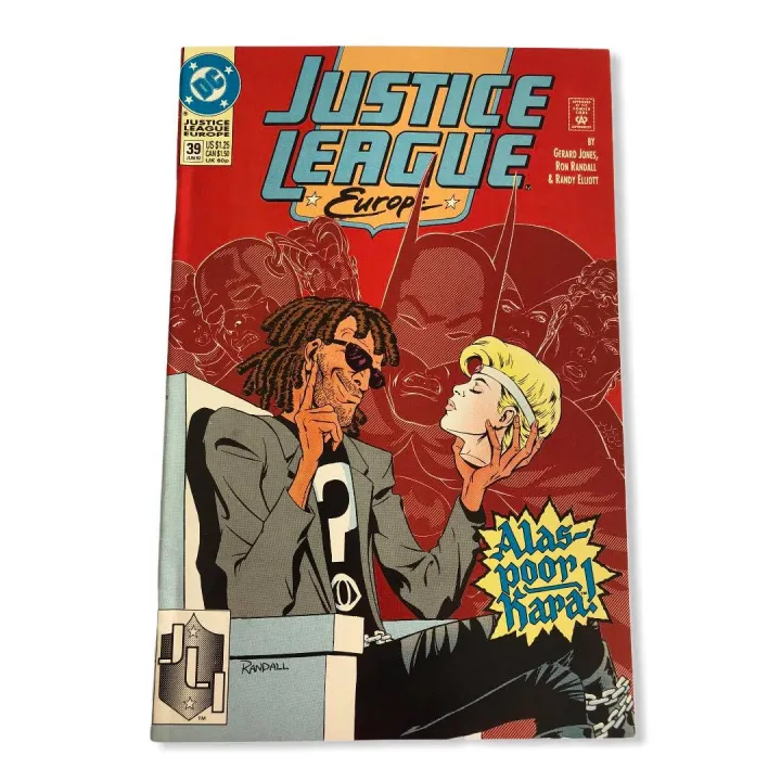Justice League Europe 39 Published Jun 1992 by DC Comic Original Comic  Cartoons Super Heroes Collection