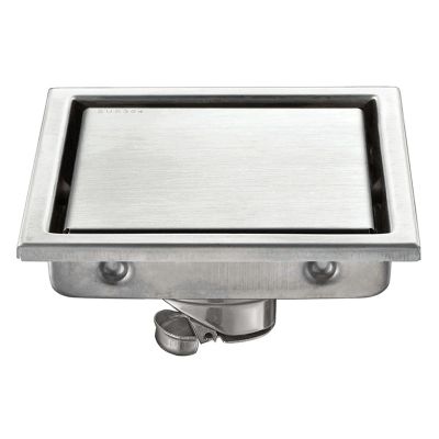 New Invisible 304 Stainless Steel Floor Drain Square 11*11cm Waste Bathroom Shower Drain  by Hs2023