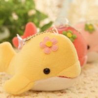 Cartoon Dolphin Doll Plush Toys Cute Animal Phone Keychain Pendant Home Decoration Gift Toy Filled/Stuffed Plush Doll Gifts