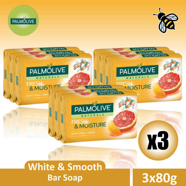 Palmolive Naturals Bar Soap Fresh & Moisture 80gx3 (Bundle Of 3) | Lazada