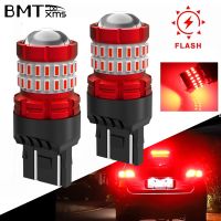 【CW】BMTxms W21/5W 7443 7440 LED Bulb Strobe Flash Stop Light T20 W21W WY21W T25 3157 3156 P27/7W LED Car Brake Light For bmw e46 e90