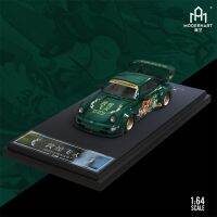 Modernart 1:64 Timemicro 964 RWB Flying Dun Huang เคลือบโลหะผสมจำลองรถ