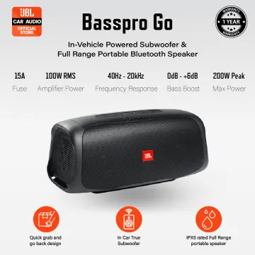 JBL BassPro Go Auto Subwoofer  Bluetooth Lautsprecher 