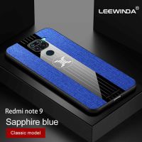 LEEWINDA เคสโทรศัพท์ Redmi Note 9,สำหรับ Redmi 10X 4G เคสสามต่อสู้ผ้ารูปแบบเกราะขอบนิ่มกันกระแทกฝาหลัง